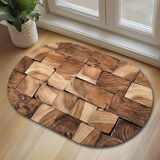 Velvet Floor Mat – Water-Absorbent, Soft & Easy-Care Polyester Rug