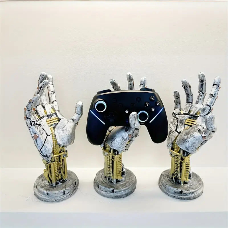 Computer Desktop Stand Resin Ornament Cyberpunk Mechanical Hand