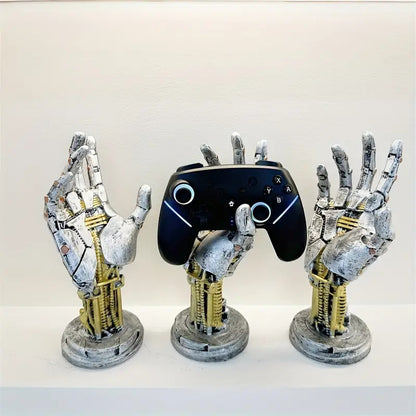 Computer Desktop Stand Resin Ornament Cyberpunk Mechanical Hand