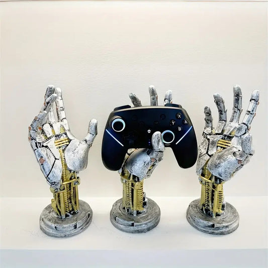 Computer Desktop Stand Resin Ornament Cyberpunk Mechanical Hand