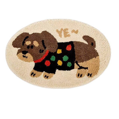 Cute, Thickened Faux Cashmere for Bathroom or Bedroom