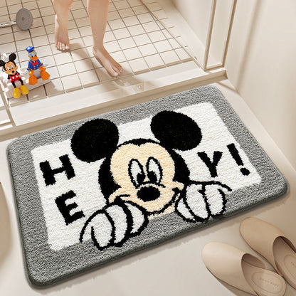 Mickey Soft Faux Cashmere Bath Mat – Non-Slip, Absorbent & Skin-Friendly