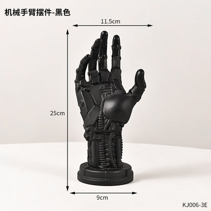 Computer Desktop Stand Resin Ornament Cyberpunk Mechanical Hand