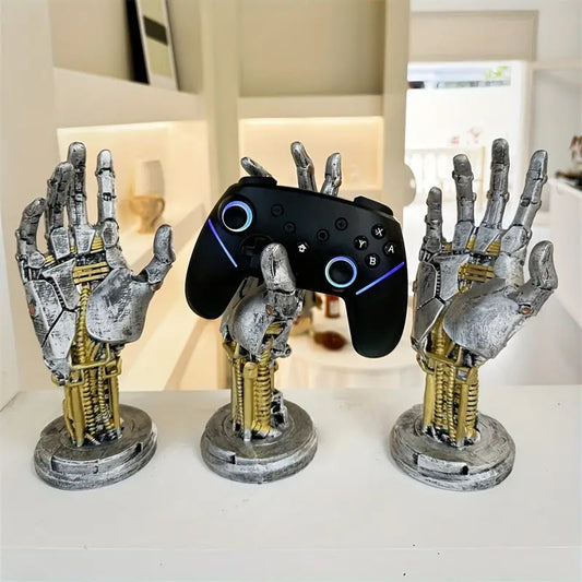 Computer Desktop Stand Resin Ornament Cyberpunk Mechanical Hand