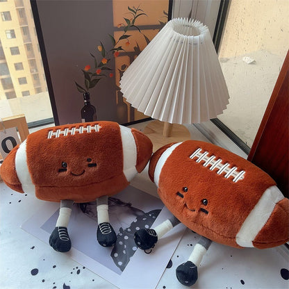 Amazon Cross Border Jellycat Fun Rugby Plush Doll Creative Compressible Prop Room Decor