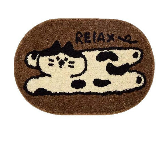 Cute, Thickened Faux Cashmere for Bathroom or Bedroom