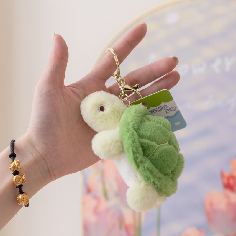 Plush pendant keychain decompression will be called turtle doll boutique plush keychain pendant small gift wholesale