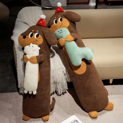 Sleepy Pup Dachshund Pillow