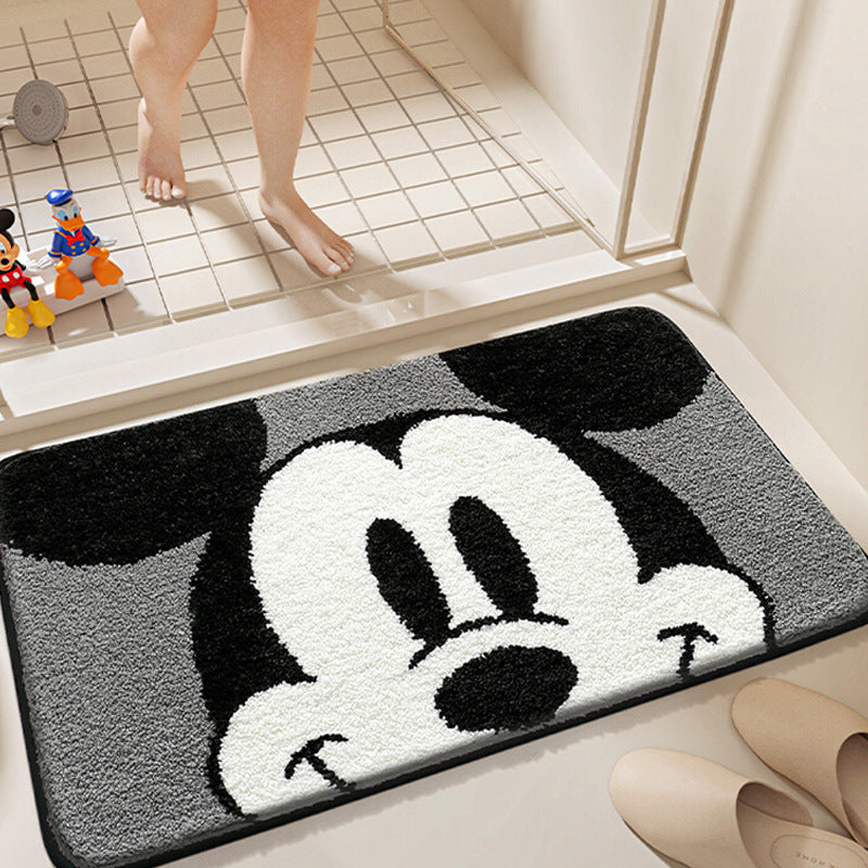 Mickey Soft Faux Cashmere Bath Mat – Non-Slip, Absorbent & Skin-Friendly