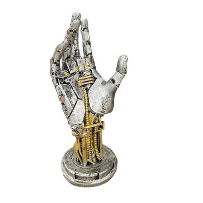 Computer Desktop Stand Resin Ornament Cyberpunk Mechanical Hand