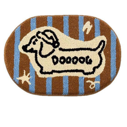 Cute, Thickened Faux Cashmere for Bathroom or Bedroom