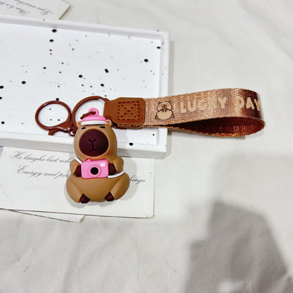 Cute Capybara Pendant for Bags & Keys