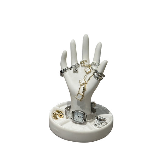 Creative five-finger jewelry storage rack home bedroom dresser table top earrings ring bracelet jewelry organizer